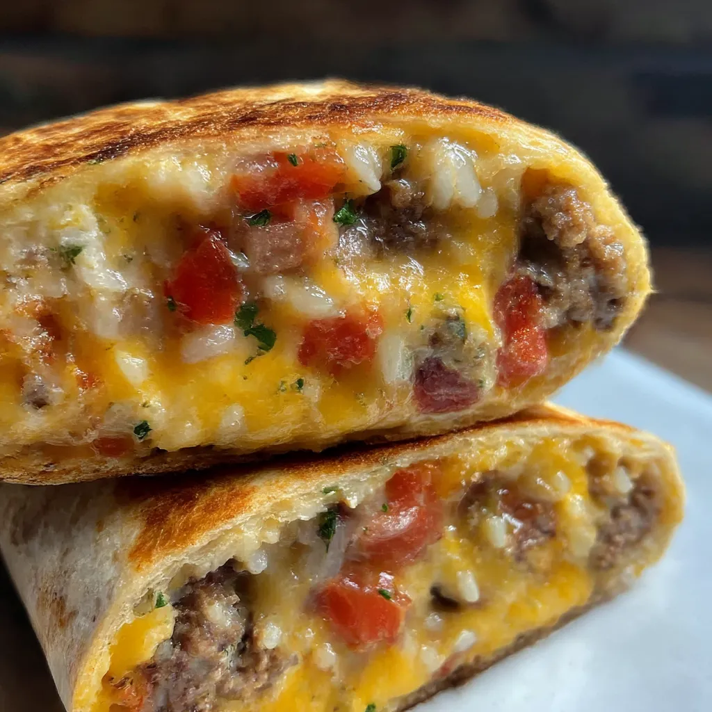 Easy Grilled Cheese Burrito
