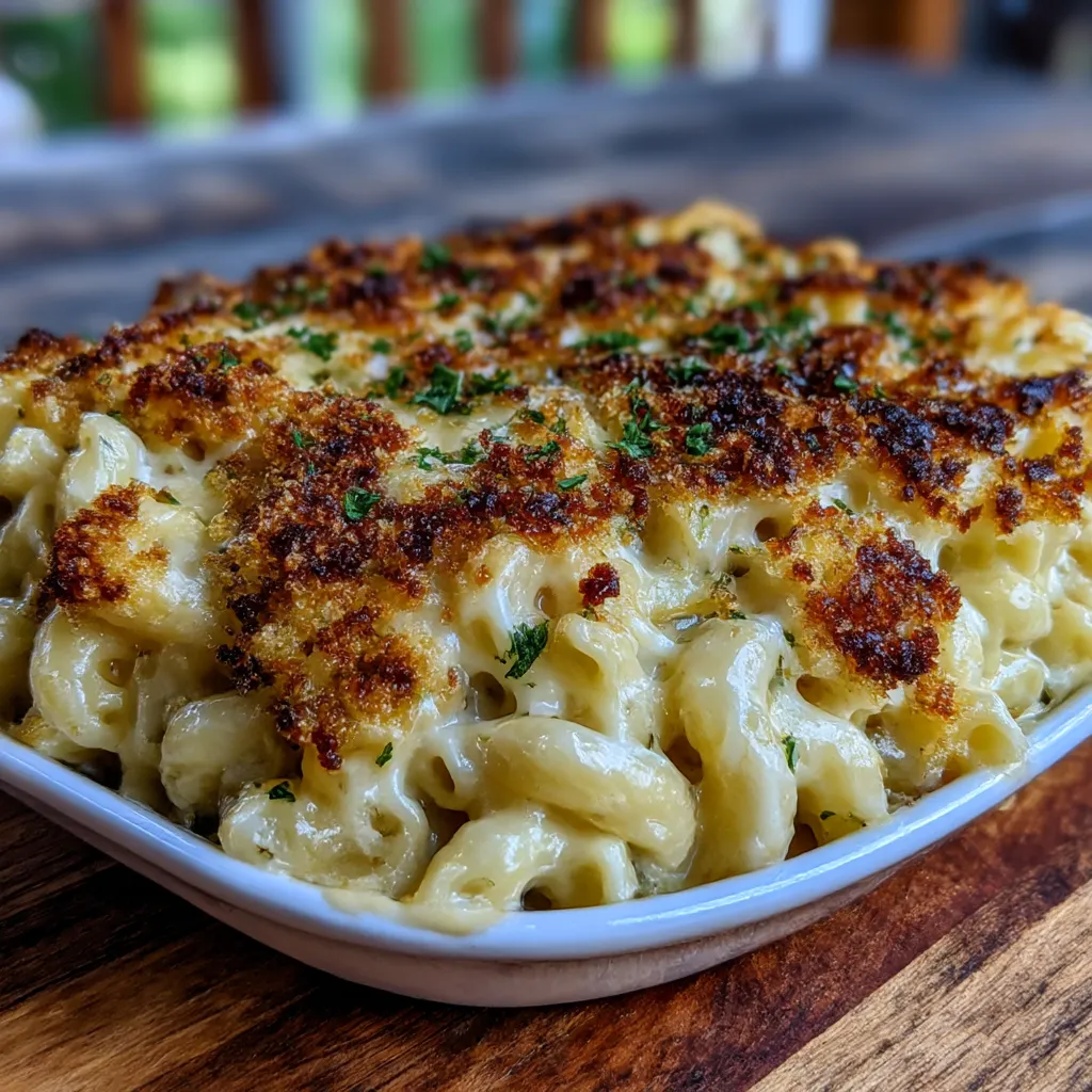Gourmet Baked Mac and Cheese with a Crunch