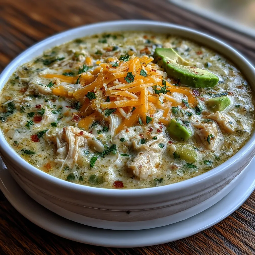 Green Chicken Enchilada Soup
