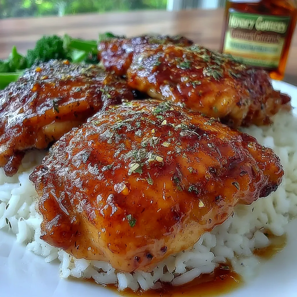 Honey Garlic Chicken Thighs