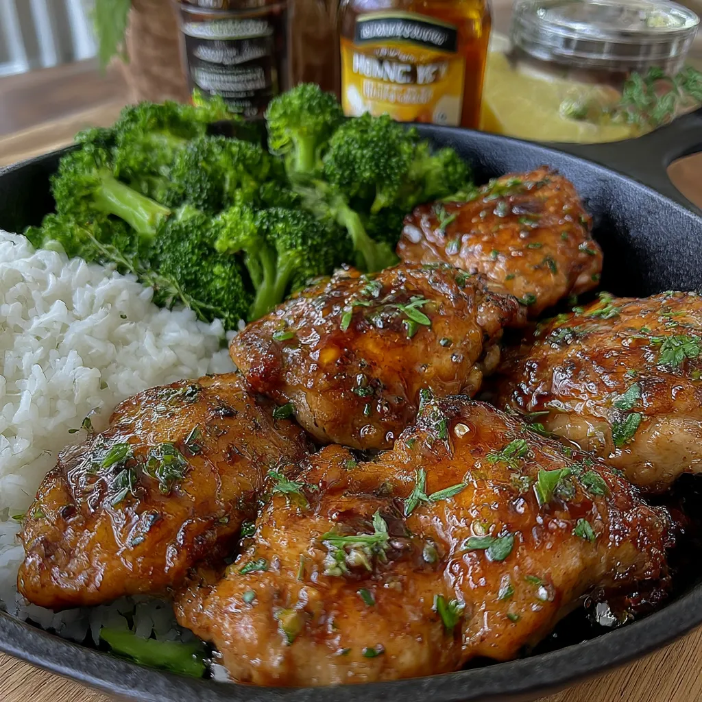 Honey Garlic Chicken Thighs