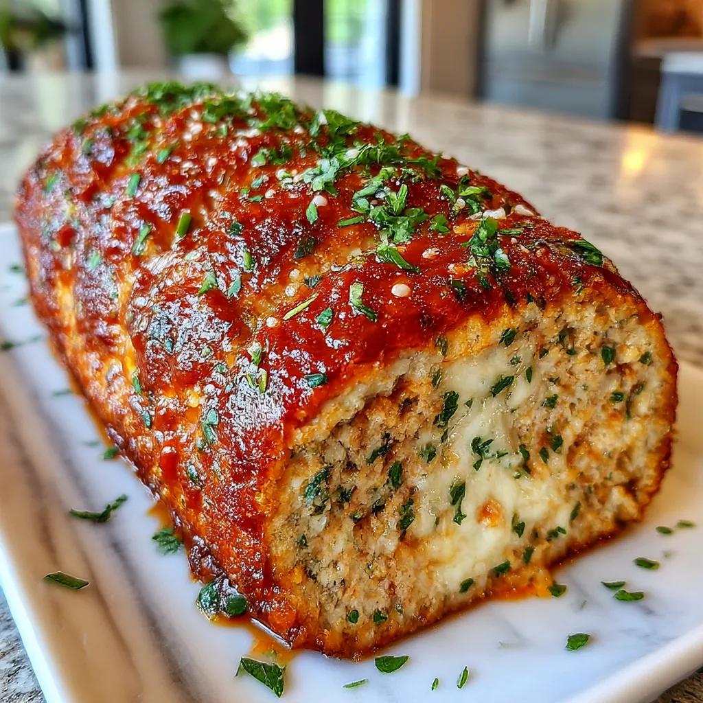 Parmesan Chicken Meatloaf