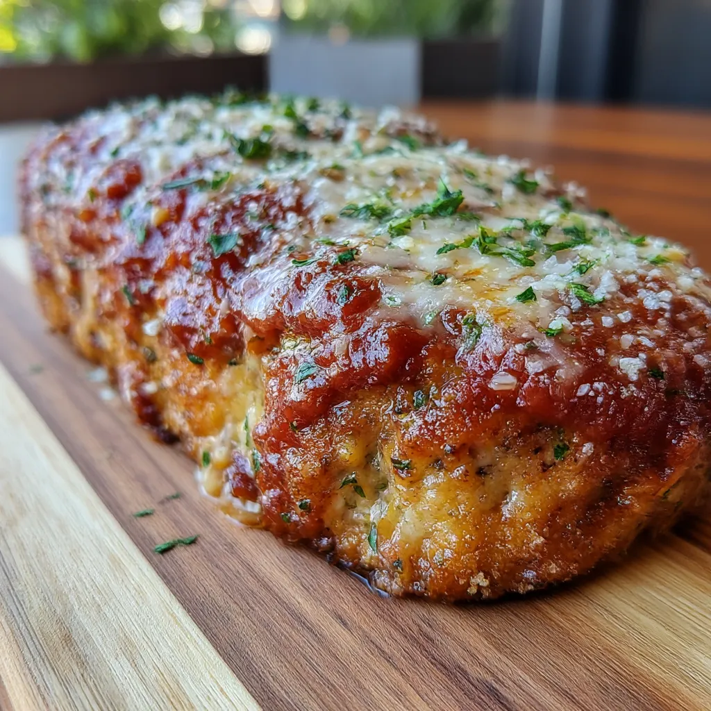 Parmesan Chicken Meatloaf