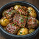 Slow Cooker Garlic Butter Beef