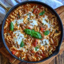 One-Pot Lasagna Soup delivers 5 Easy Creamy Cozy Comforts.