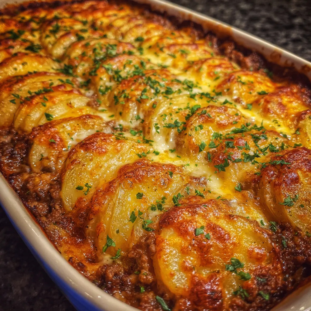 Beef and Potatoes Casserole