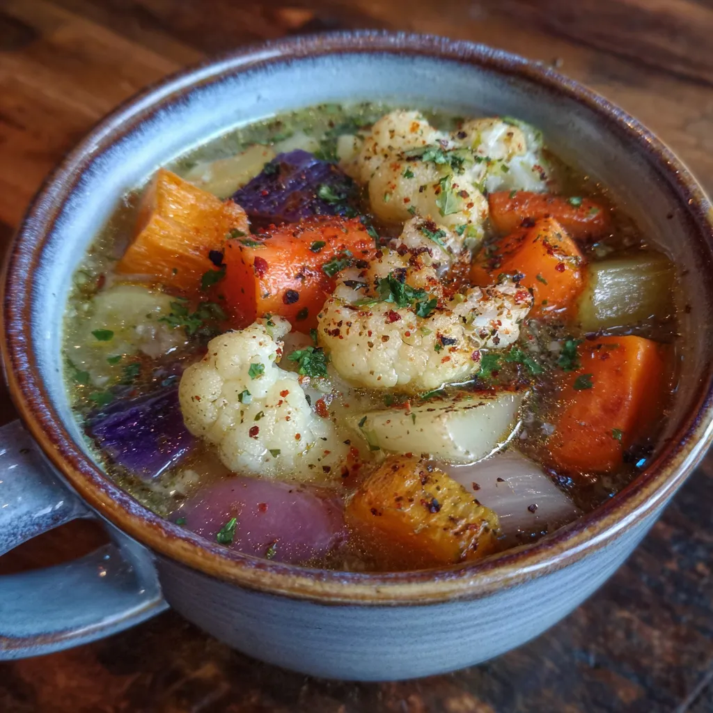 Roasted Winter Vegetable Soup