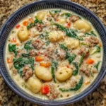 Italian Sausage Gnocchi Soup