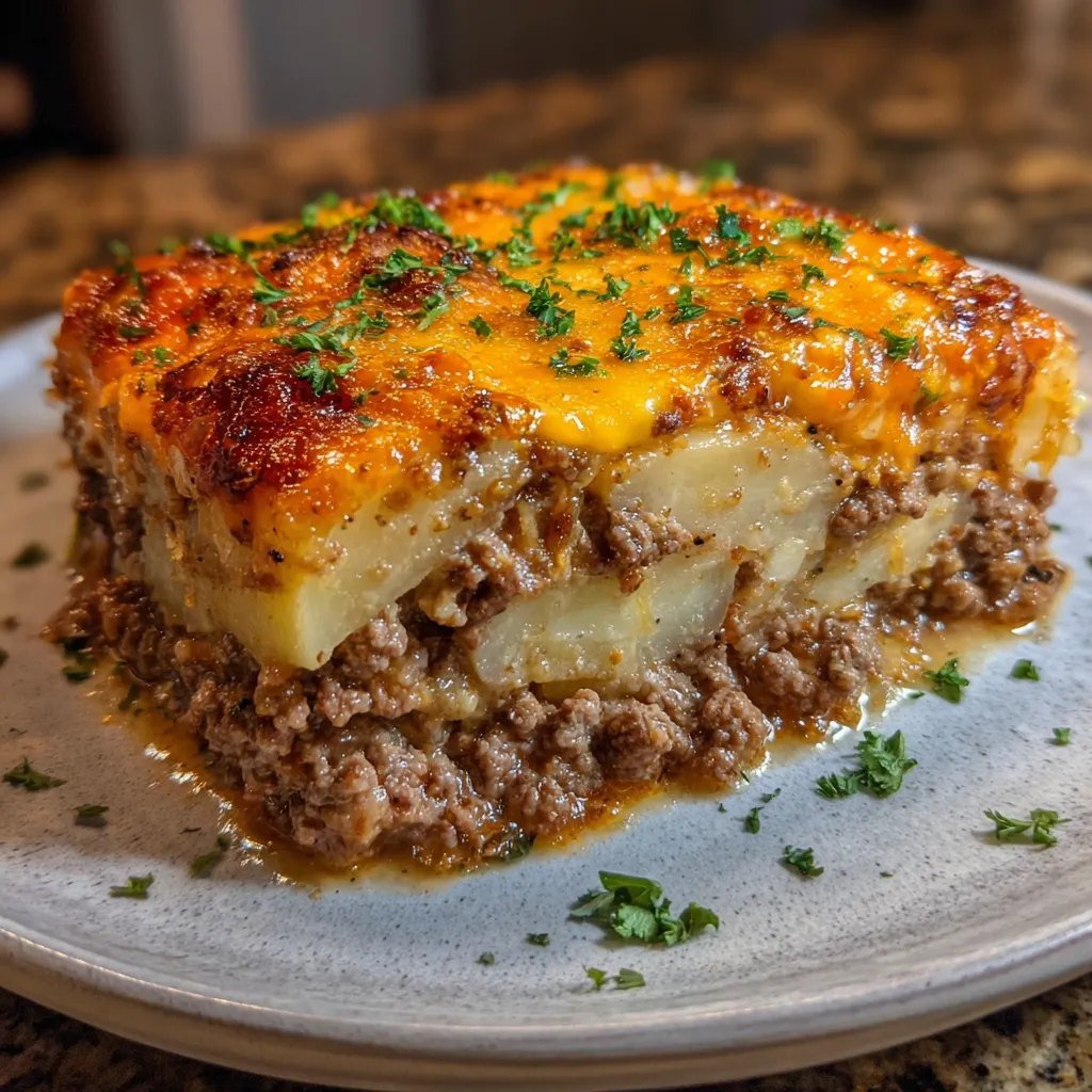 Beef and Potatoes Casserole