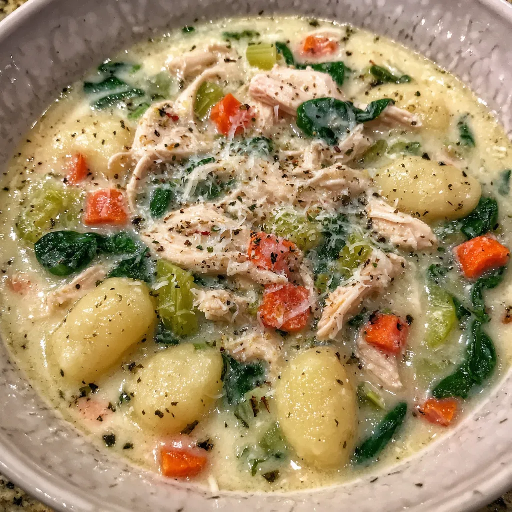 Olive Garden Chicken Gnocchi Soup