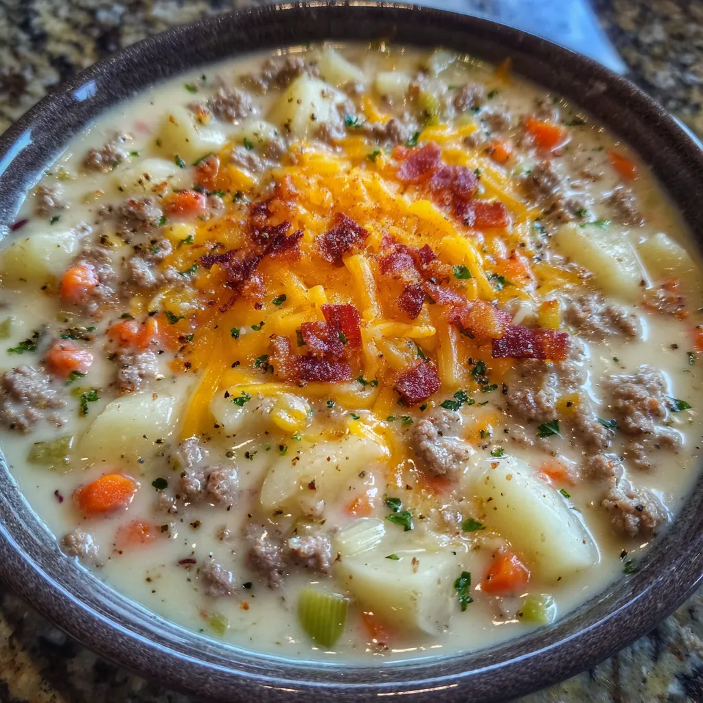 Potato and Hamburger Soup
