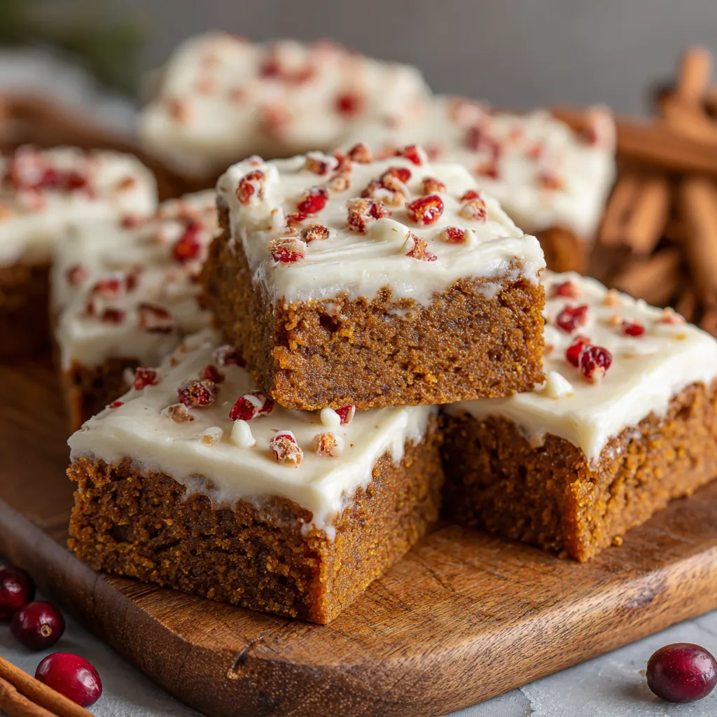 Gingerbread Cookie Bars