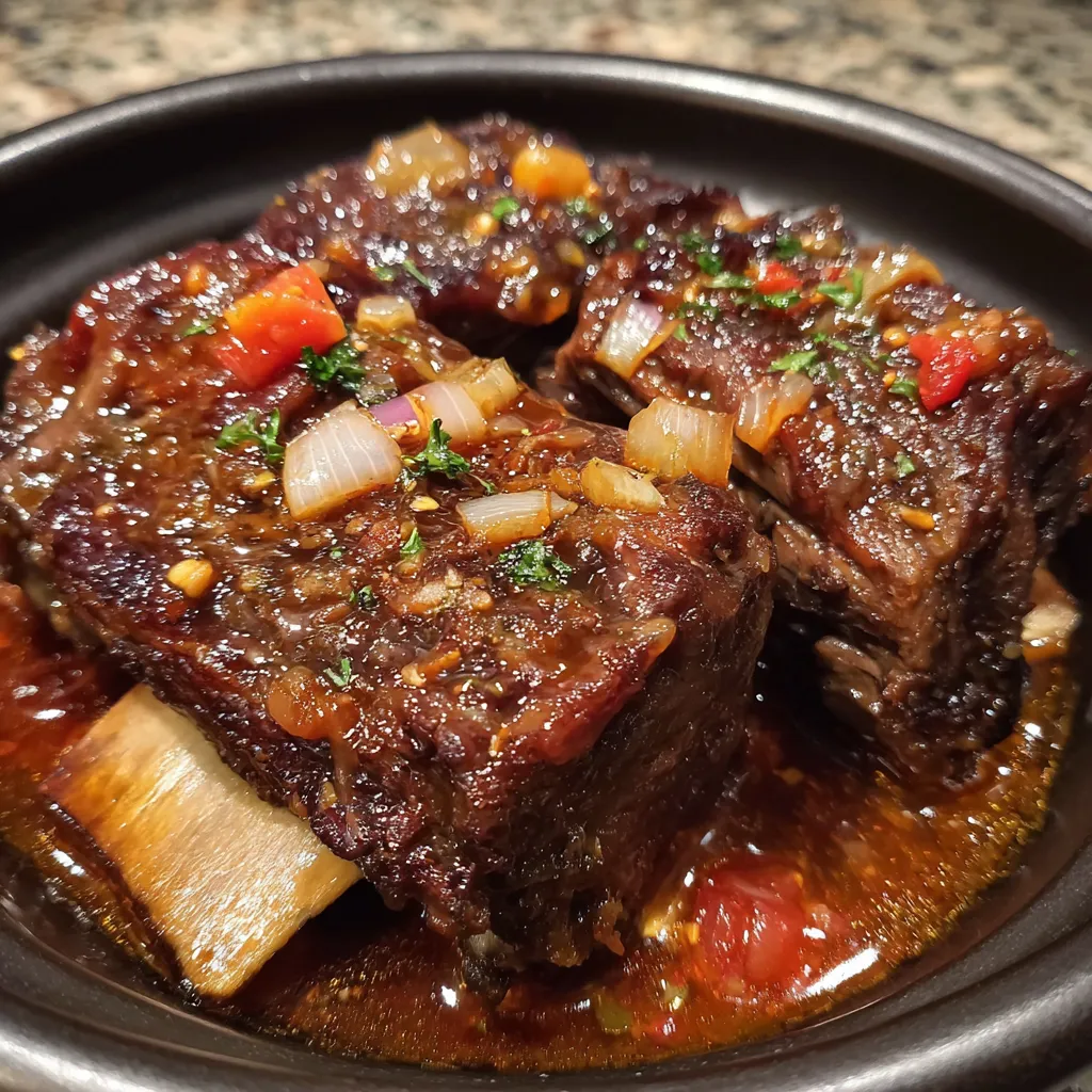 Super Tender Crockpot Beef Short Ribs