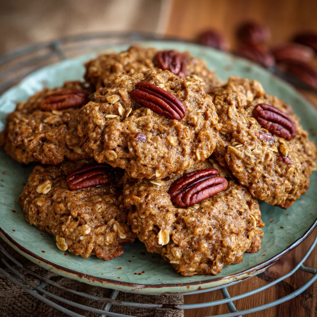 Chewy Chai Oatmeal Cookies