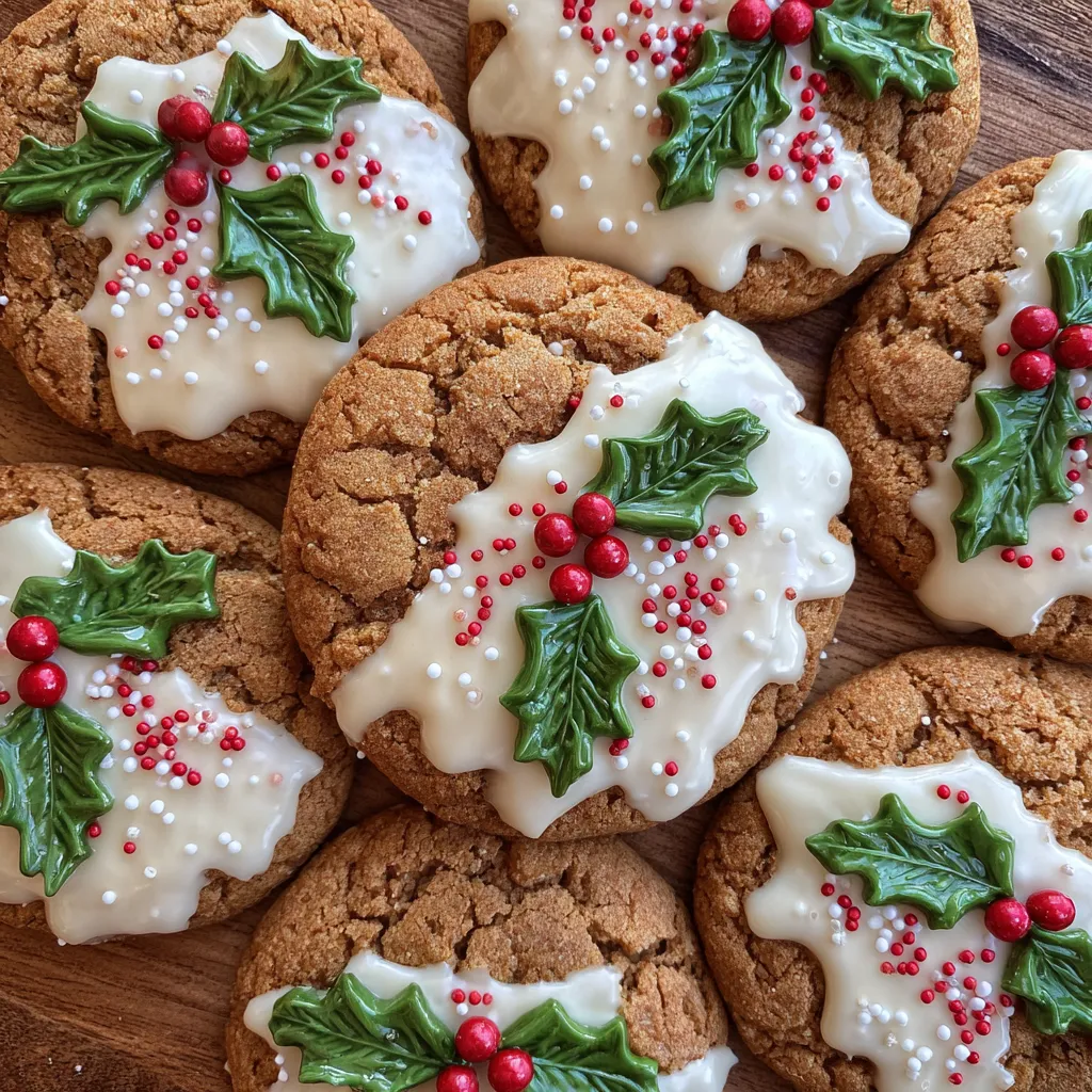 White Chocolate Dipped Chewy Maple Cookies
