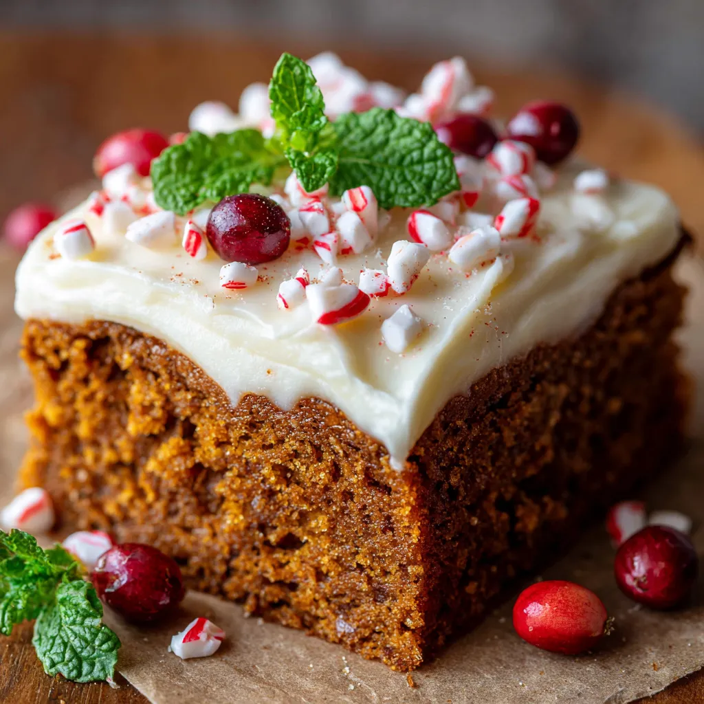 Gingerbread Cookie Bars