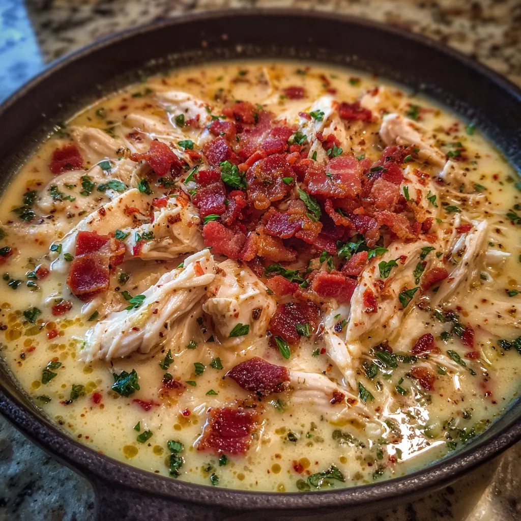 Low Carb Crack Chicken Soup