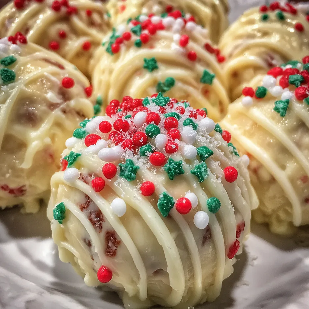 Christmas Tree Cake Truffles