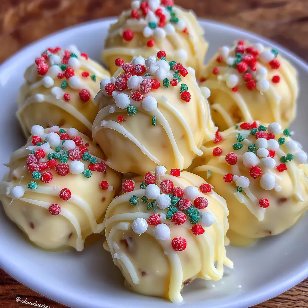 Festive Orange Chocolate Christmas Truffles