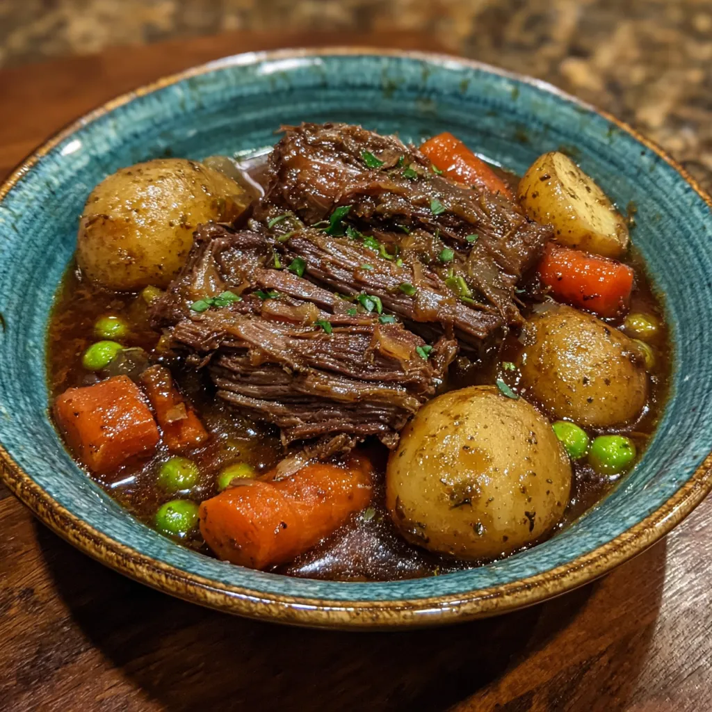 Easy Crockpot Beef Bourguignon