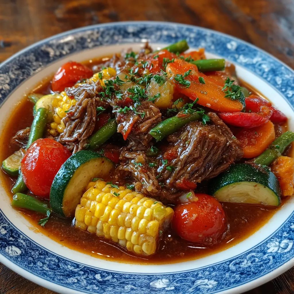 Crockpot Summer Beef Stew