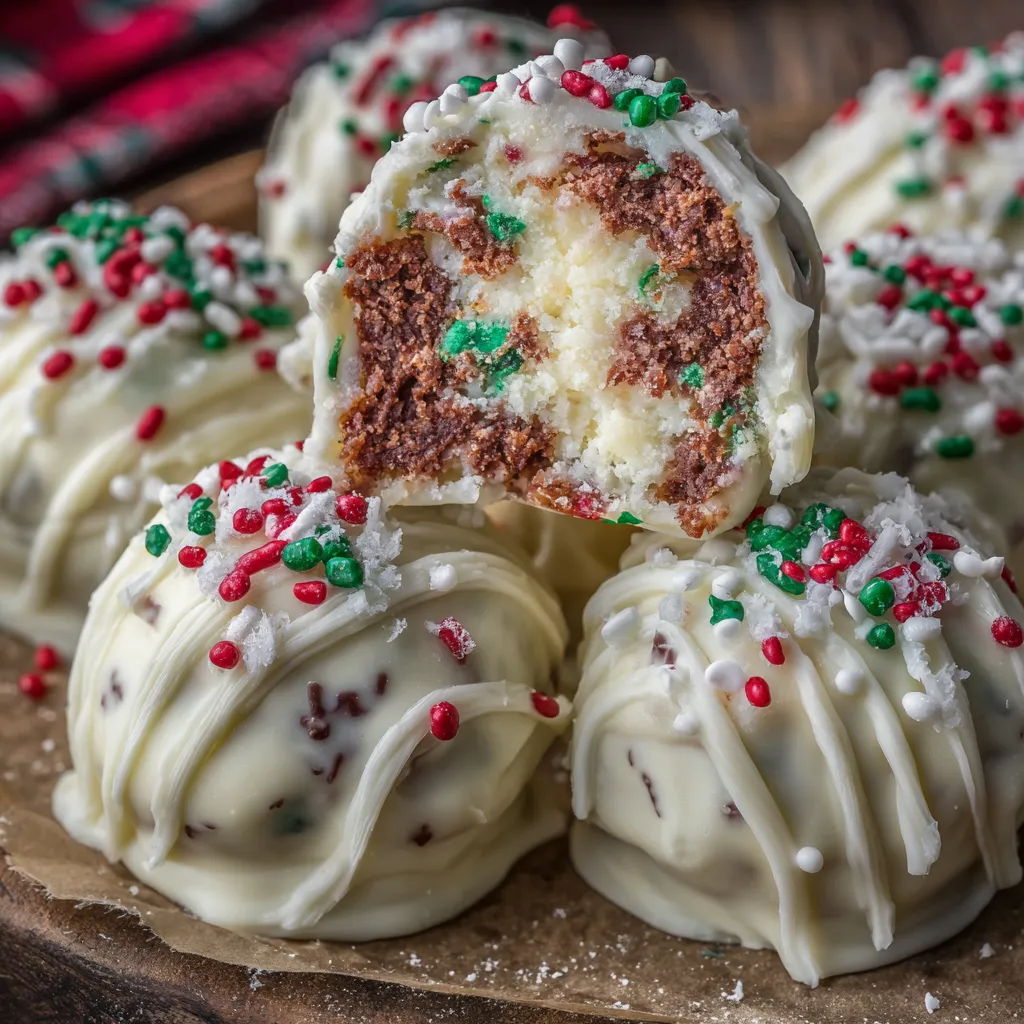 Festive Orange Chocolate Christmas Truffles