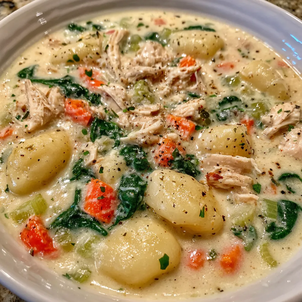 Olive Garden Chicken Gnocchi Soup