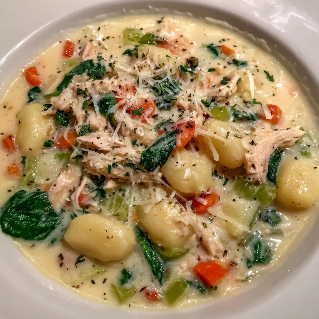 Olive Garden Chicken Gnocchi Soup