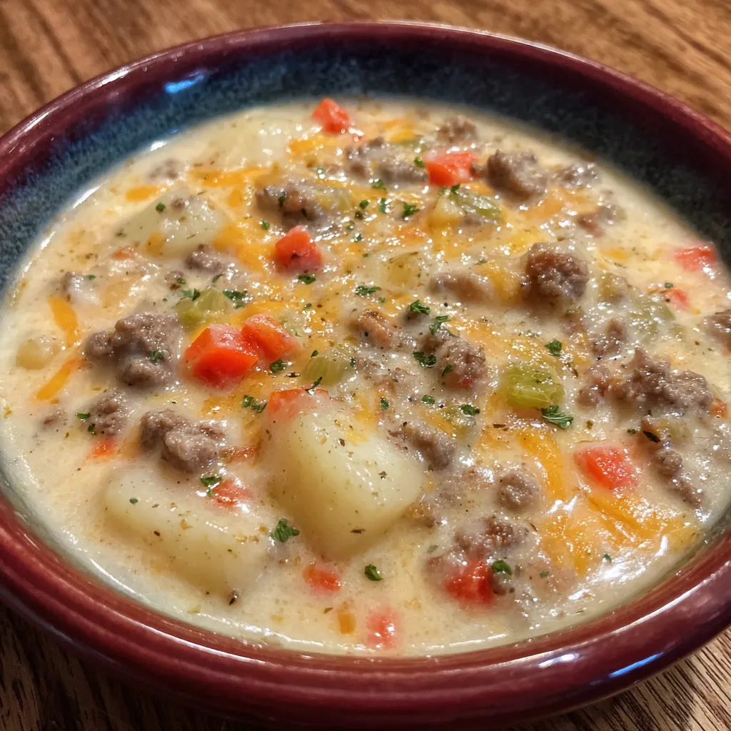 Potato and Hamburger Soup