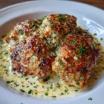 Bobby Flay Chicken Thighs with Creamy Garlic Sauce