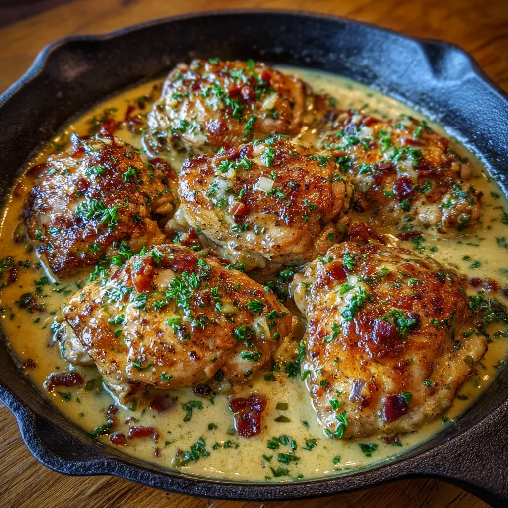 Brown Sugar Dijon Chicken Thighs