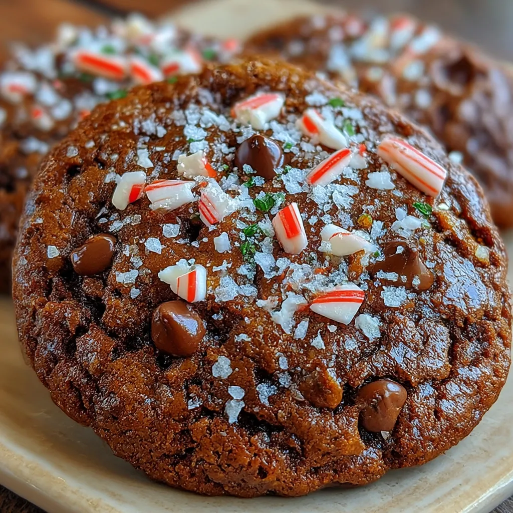 Double Chocolate Peppermint Cookies