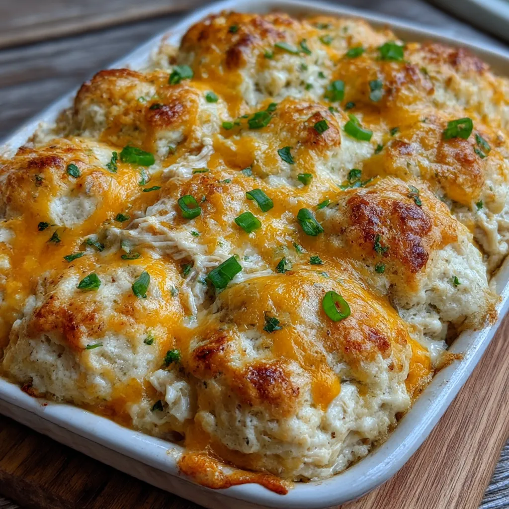 Chicken Bubble Biscuit Bake Casserole