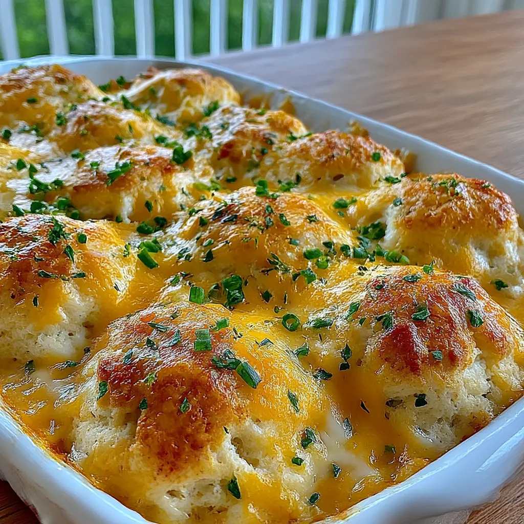 Chicken Bubble Biscuit Bake Casserole