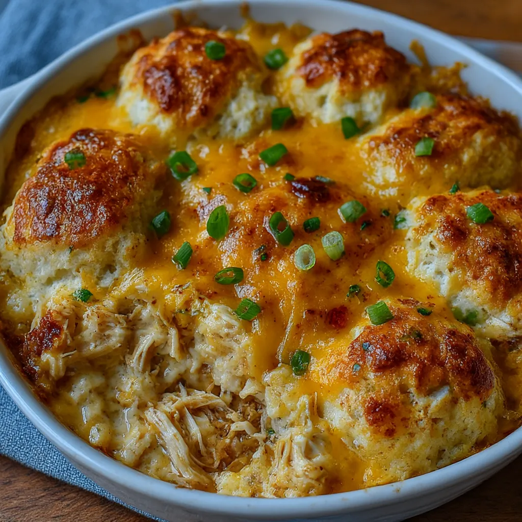 Chicken Bubble Biscuit Bake Casserole