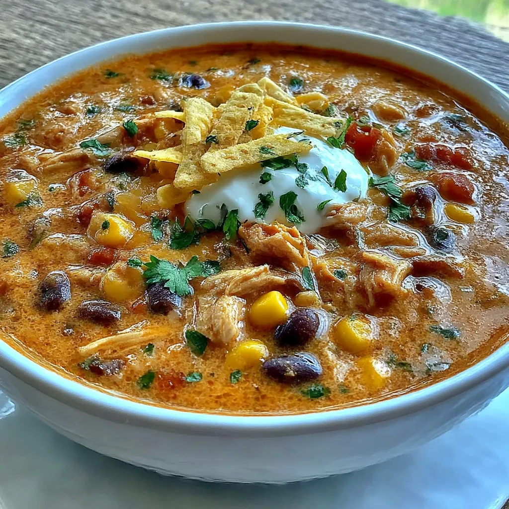 Chicken Enchilada Soup