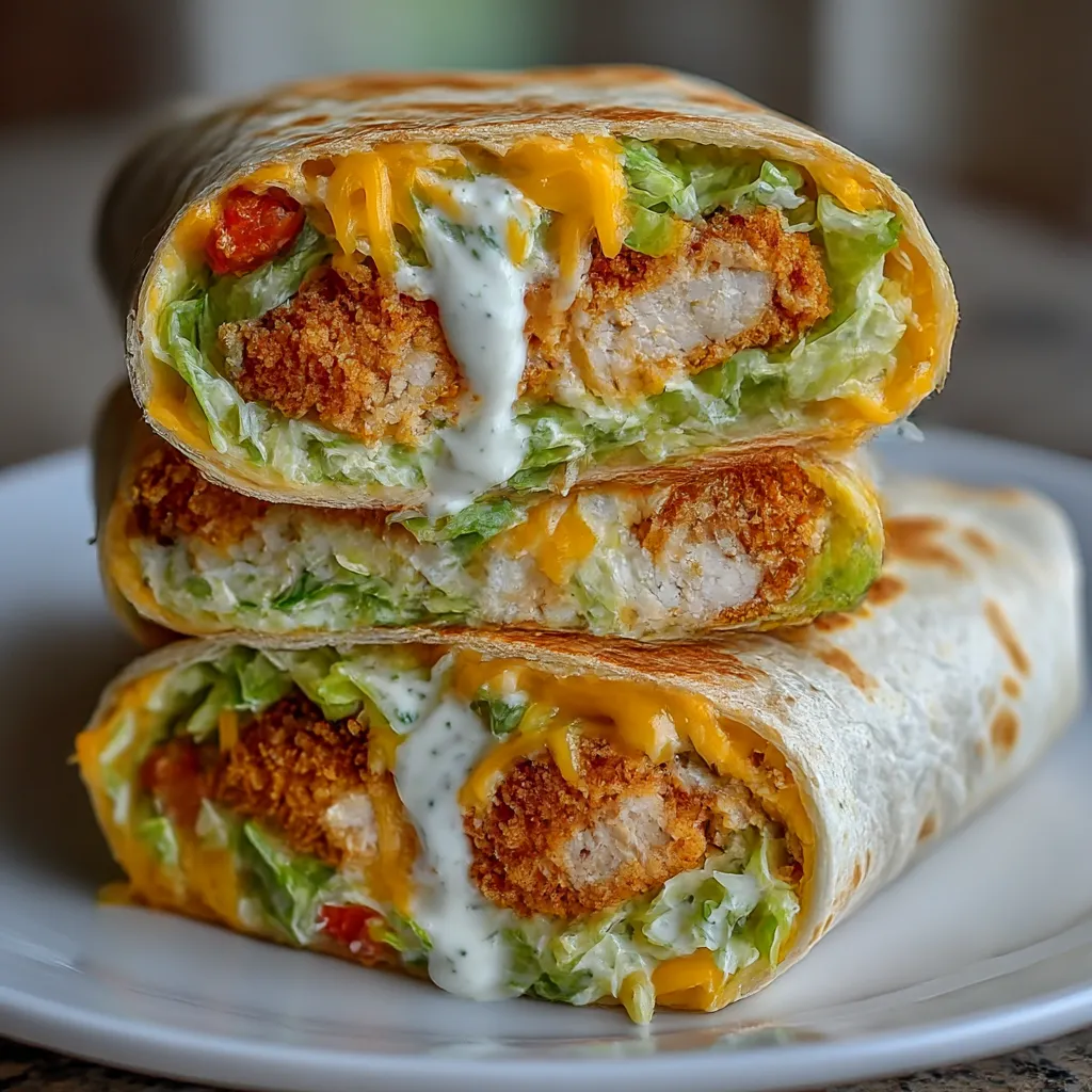 Chicken Ranch Snack Wrap