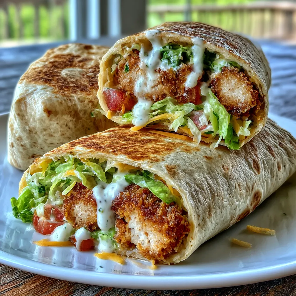 Chicken Ranch Snack Wrap