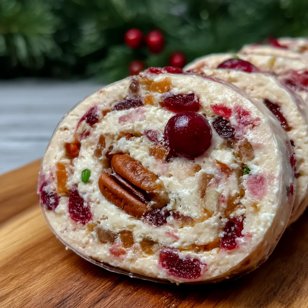 Christmas Cranberry Pinwheels