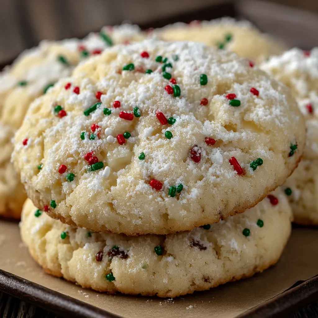 Christmas Ooey Gooey Butter Cookies