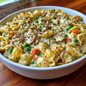 Classic Chicken Pot Pie Pasta