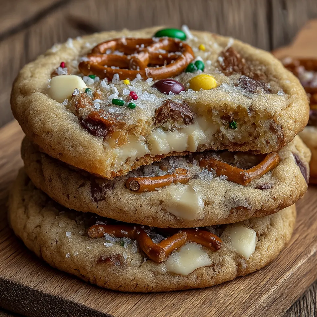 Copycat Crumbl Salted Caramel Cheesecake Cookies