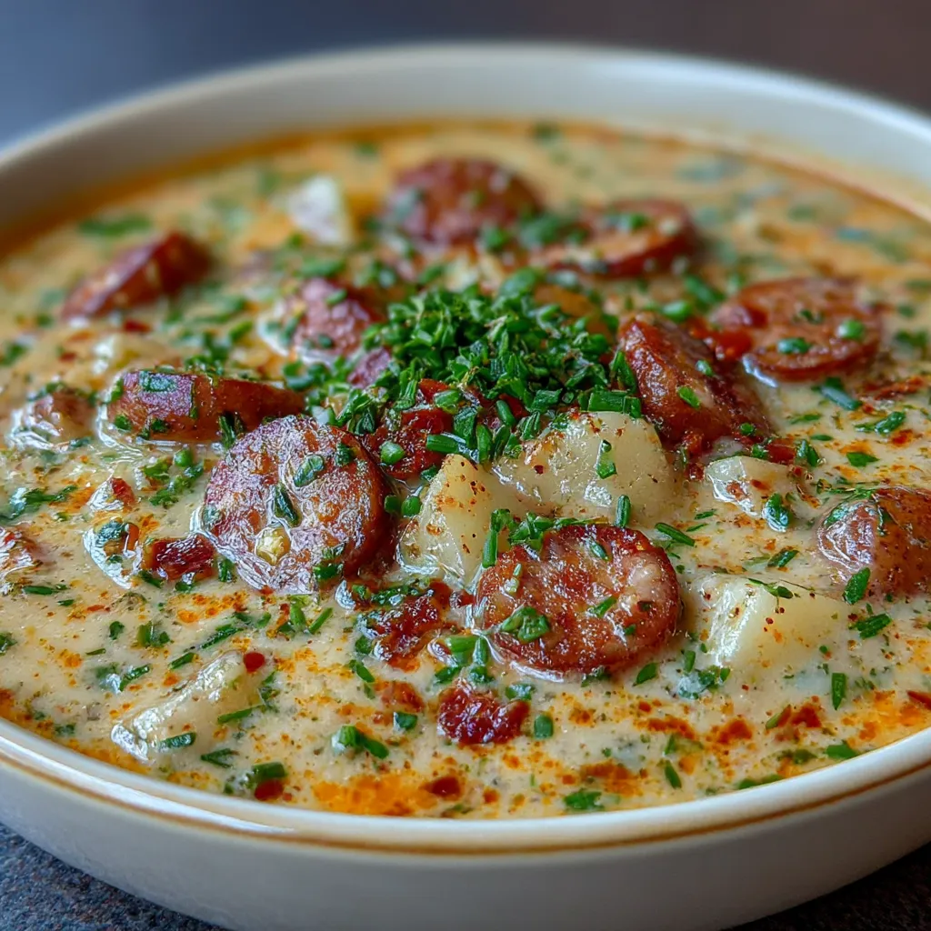 Cozy Sausage Potato Soup