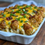 Cracked Out Chicken Tater Tot Casserole