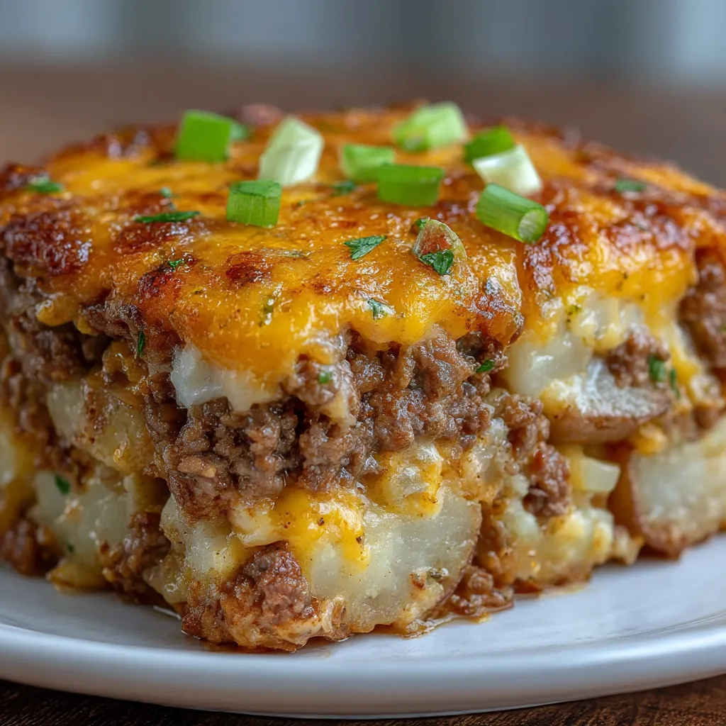 Crockpot Hamburger Potato Casserole