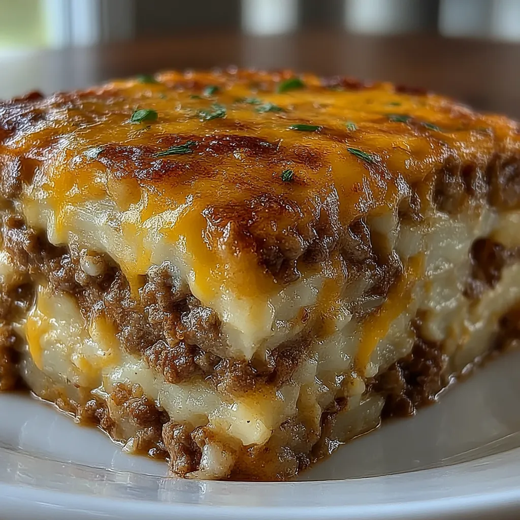 Crockpot Hamburger Potato Casserole