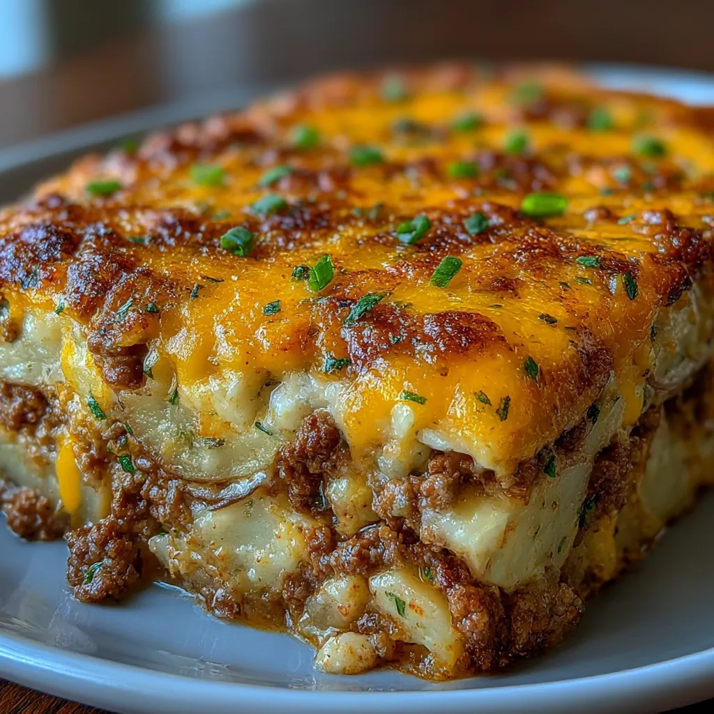 Crockpot Hamburger Potato Casserole
