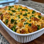 Easy Chicken and Stuffing Casserole
