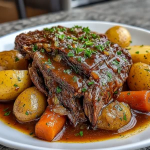 Easy Cozy Weeknight Crock Pot Roast