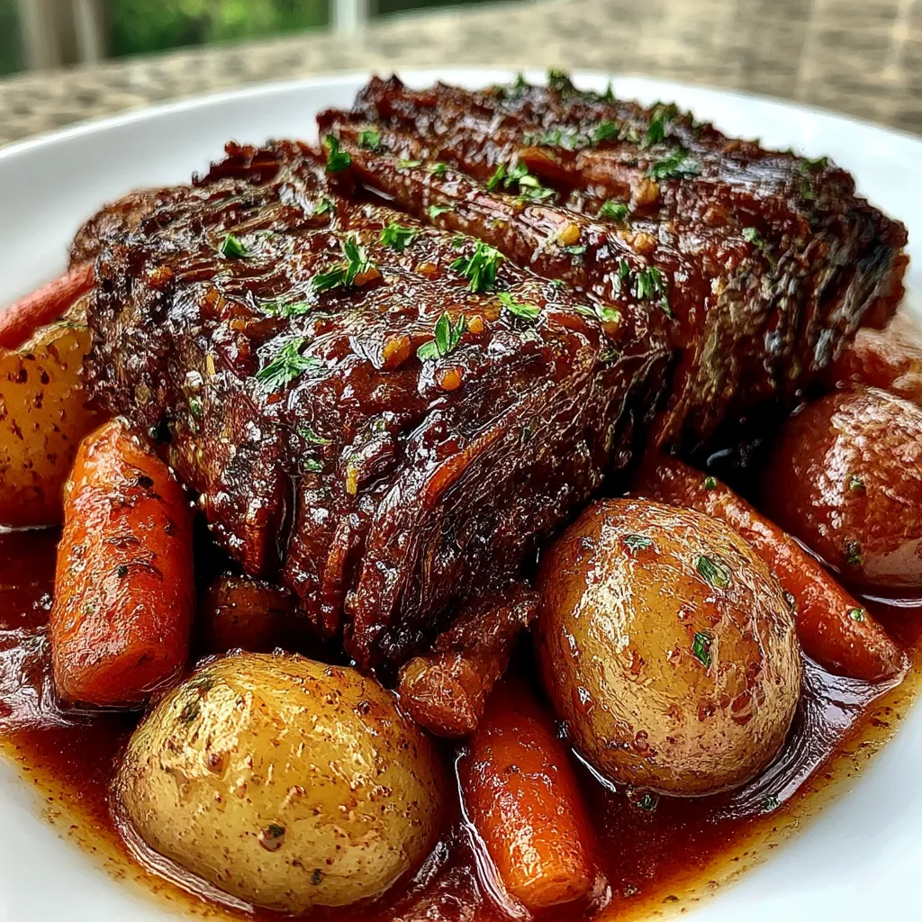 Easy Cozy Weeknight Crock Pot Roast